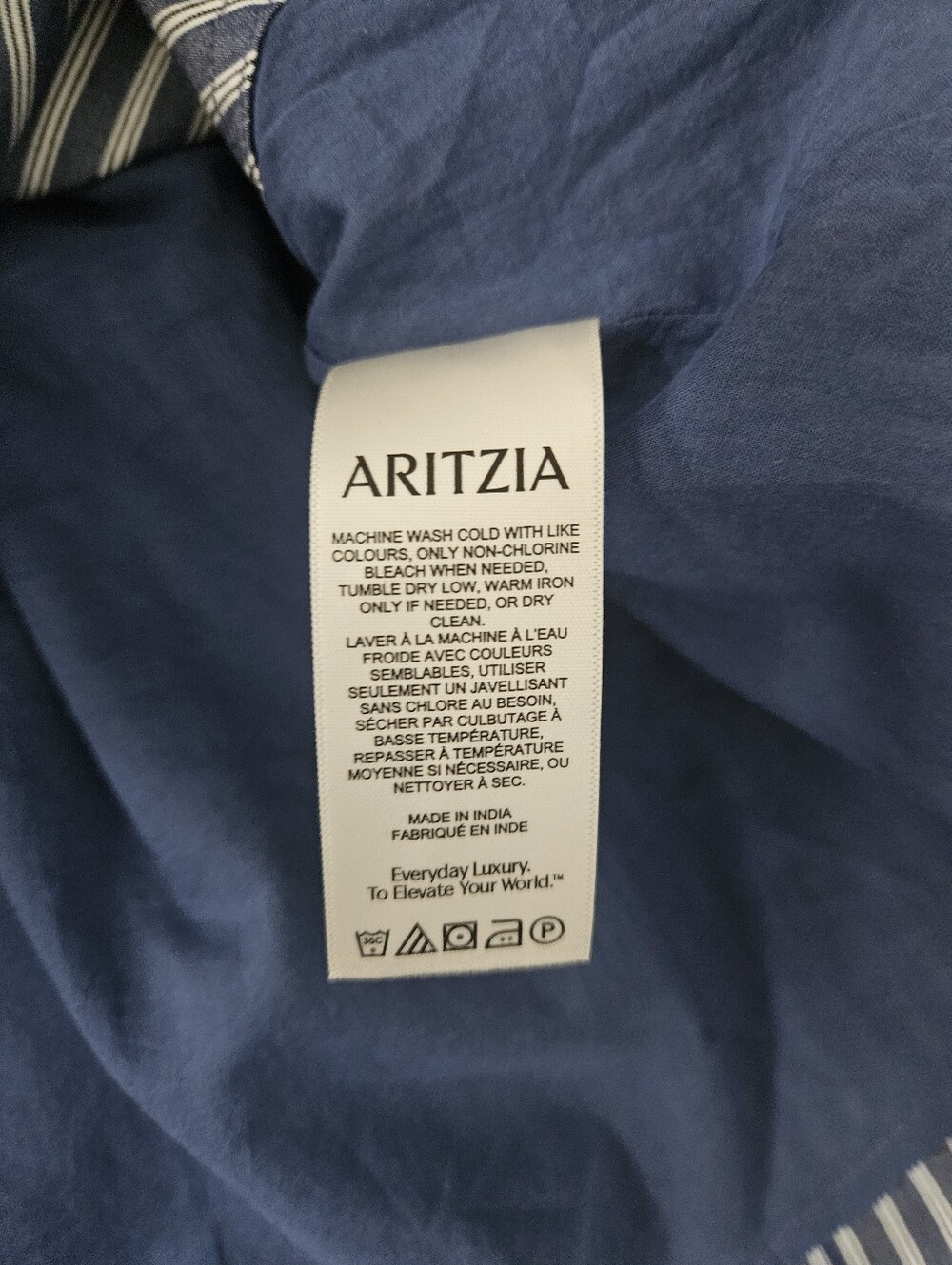 Wilfred Encourage Mini Dress Blue 2XS - Picture 12 of 15